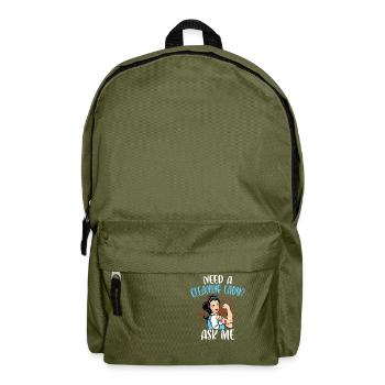 Need A Cleaning Lady - Backpack - olive green - Front