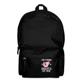 Axolotl Liebhaber Geschenke - Rucksack - Schwarz - Vorne