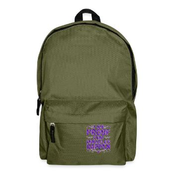 I Am Proof That Miracles Happen 5 - Backpack - olive green - Front
