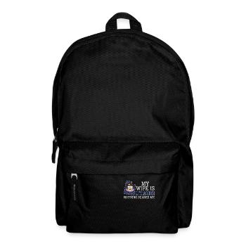Nothing Scares Me Utahn Wife Utah - Backpack - black - Front