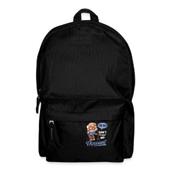 Rentner Rente Witzig Dont Forget My Discount - Rucksack - Schwarz - Vorne