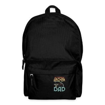 Mon archer préféré m’appelle papa arc cible de tir à l’arc - Sac à dos - noir - Devant