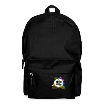 Indonesia Tour Travel Colorful - Backpack - black - Front