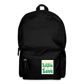 Peu d’amour - Sac à dos - noir - Devant