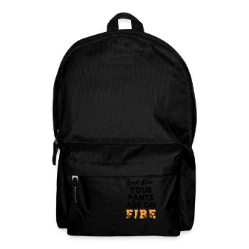 Liar Your Pants are on Fire - Backpack - black - Front