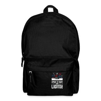 USA Independence Patriotic American Flag Fireworks - Backpack - black - Front