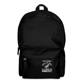 Schildkröten - Rucksack - Schwarz - Vorne