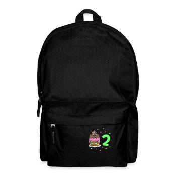 With Spider - Children's Birthday 2 Years - Backpack - black - Front