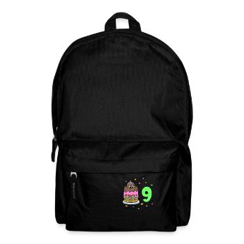 With Spider - Children's Birthday 9 Years - Backpack - black - Front