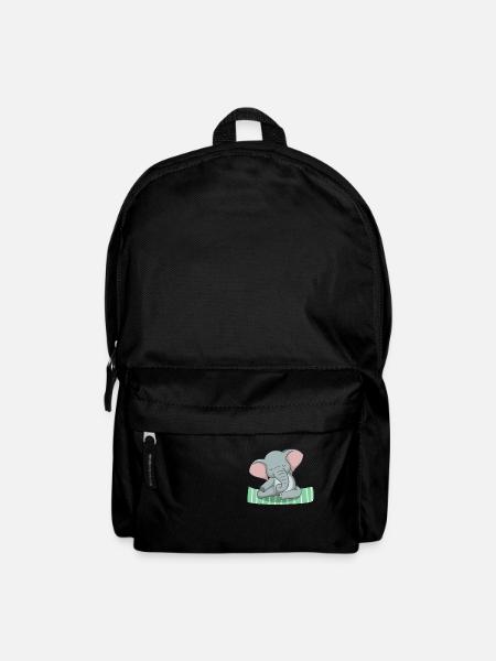 Yoga Elefant - Rucksack - Schwarz