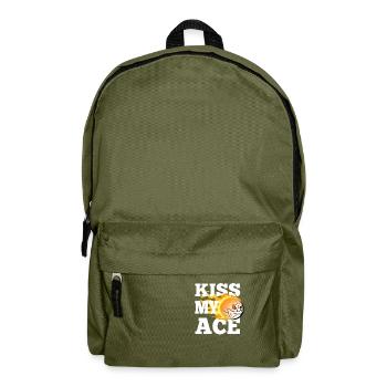 Embrasse mon as du volleyball - Sac à dos - vert olive - Devant