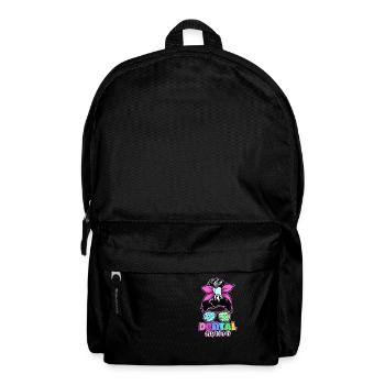 Zahn Zähne Zahnarzt Zahnmedizinische Angestellte - Rucksack - Schwarz - Vorne