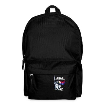 Made in America with Filipino parts - Backpack - black - Front