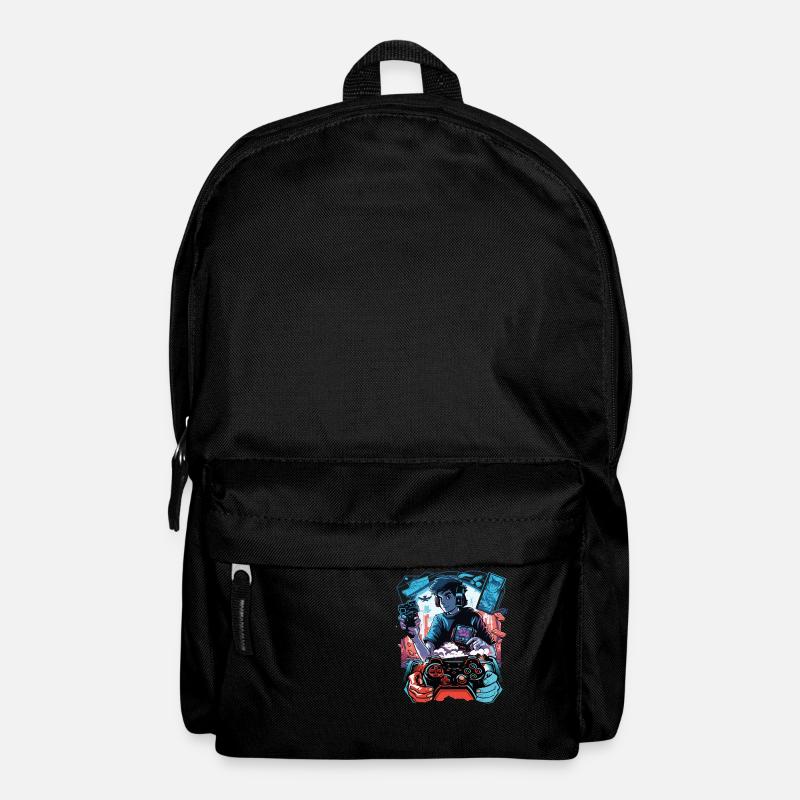 Anime Gaming Gamer Video Game Controller - Rucksack - Schwarz