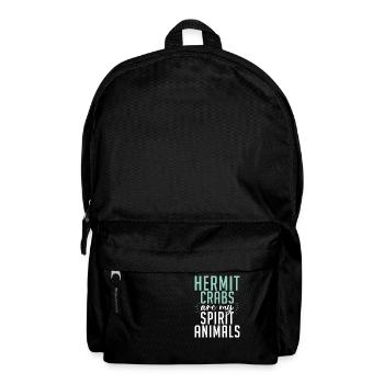Cadeaux de crabe ermite - Sac à dos - noir - Devant
