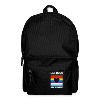 Schullehrerin Lehrerin - Rucksack - Schwarz - Vorne