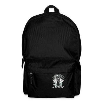 Two Wheels Forever Motorcycle Lover - Backpack - black - Front