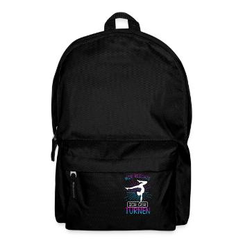 Mir Reichts Ich Geh Turnen Handstand Trainer Turn - Rucksack - Schwarz - Vorne