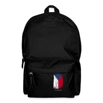 Souvenir with the flag of the Czech Republic - Backpack - black - Front