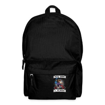 Ich Bin 1 Klasse Einschulung Schulanfang - Rucksack - Schwarz - Vorne
