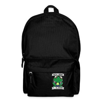 Ich Bin 1 Klasse Einschulung Schulanfang - Rucksack - Schwarz - Vorne