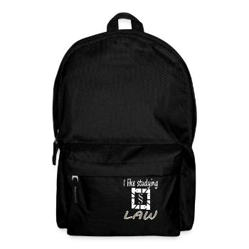 Faculté de droit Étudiant en droit Cadeau de la faculté de droit - Sac à dos - noir - Devant