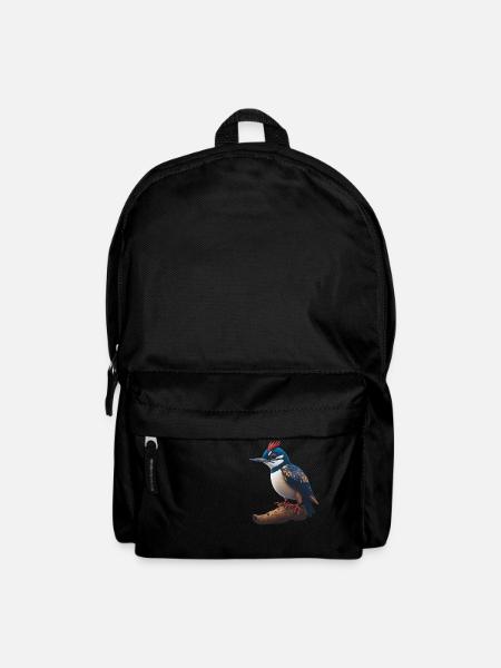 Buntspecht - Rucksack - Schwarz
