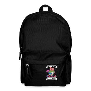 Ich Bin 1 Klasse Einschulung Schulanfang - Rucksack - Schwarz - Vorne