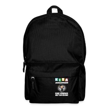 Kindergarten Abgänger Schulanfang Einschulung - Rucksack - Schwarz - Vorne