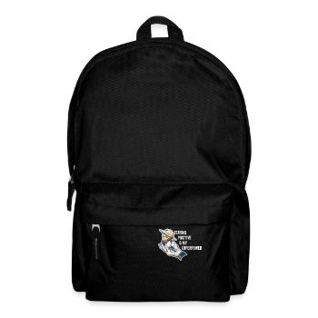 Positiv zu bleiben ist meine Superkraft - Rucksack - Schwarz - Vorne