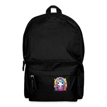Licorne Schoolchild School Enrollment Girl Gift - Sac à dos - noir - Devant