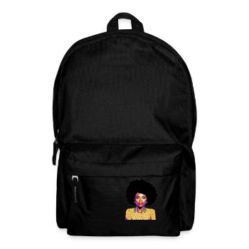 Femme noire - Sac à dos - noir - Devant