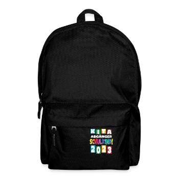 Schulkind 2023 Einschulung 2023 Schulanfang - Rucksack - Schwarz - Vorne