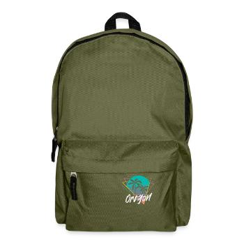 Oregon - Backpack - olive green - Front