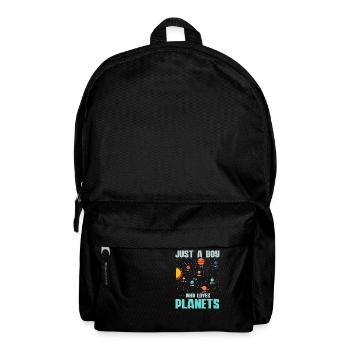 Nur ein Junge, der das Sonnensystem der Planeten liebt - Rucksack - Schwarz - Vorne