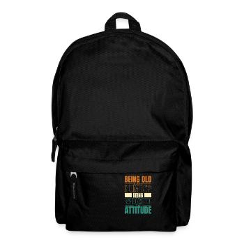 Humour noir - Sac à dos - noir - Devant
