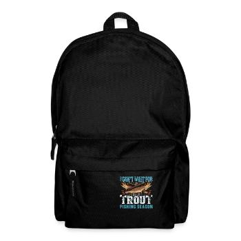 Funny Fishing Men Women - Rucksack - Schwarz - Vorne