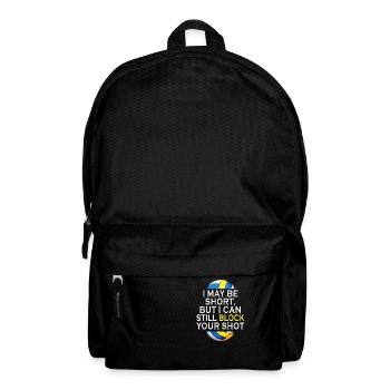 Je peux bloquer votre tir Volleyball de plage - Sac à dos - noir - Devant
