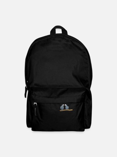 Graupapagei I Papagei Motiv für Vogel Halter - Rucksack - Schwarz