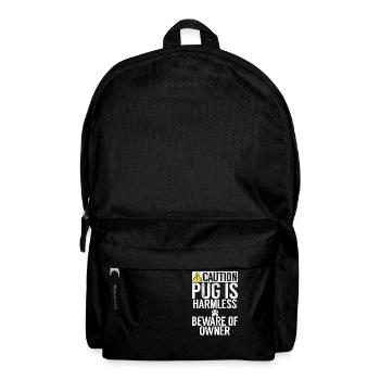 Pug Gifts for Pug Lovers - Backpack - black - Front
