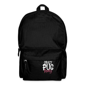 Pug Gifts for Pug Lovers - Backpack - black - Front