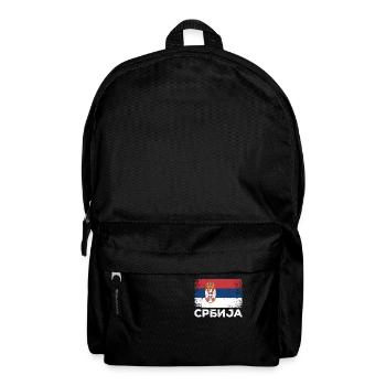 Serbie Cadeau Srbija Drapeau serbe Serbie - Sac à dos - noir - Devant