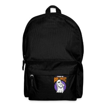 This Is Boo Sheet Ghost Halloween - Backpack - black - Front