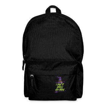 Sorcière d’Halloween Je t’ai jeté un sort - Sac à dos - noir - Devant