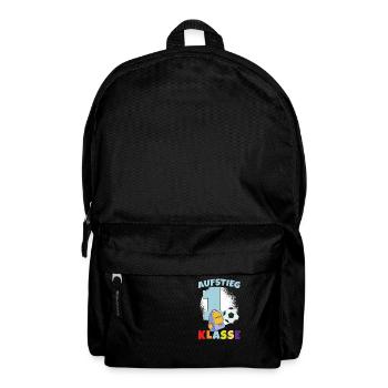 Schulranzen Schultüte Schulstart Schulkind 2023 - Rucksack - Schwarz - Vorne