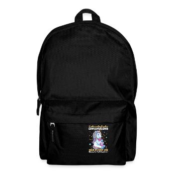 Erste Klasse Einhorn Grundschule - Rucksack - Schwarz - Vorne