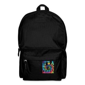 It's A Beautiful Day For Learning - Backpack - black - Front