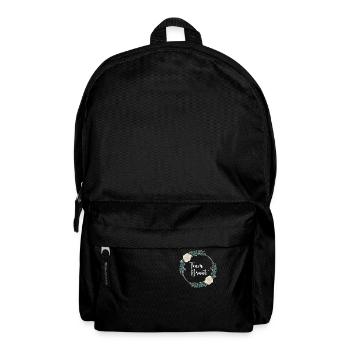 Team Braut I Blumenkranz Hochzeit Boho Stil - Rucksack - Schwarz - Vorne