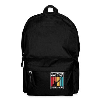 Lancer du poids Athlétisme - Sac à dos - noir - Devant