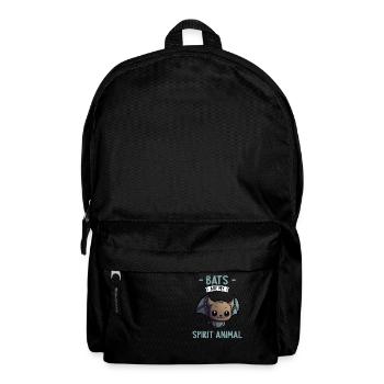 Bats are my spirit animal bats bat - Backpack - black - Front